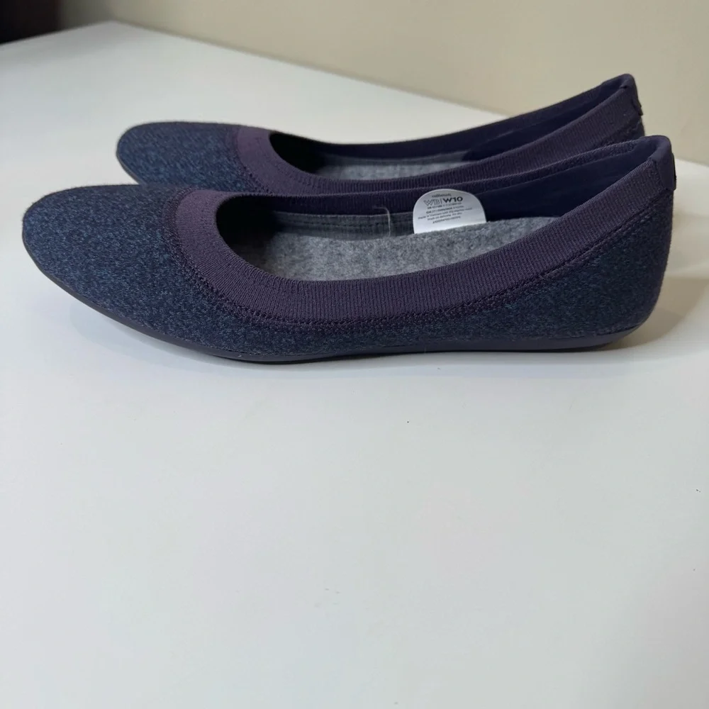 Allbirds Tree Breezers Olympus wool Ballet Flats Size 10 NWOT
